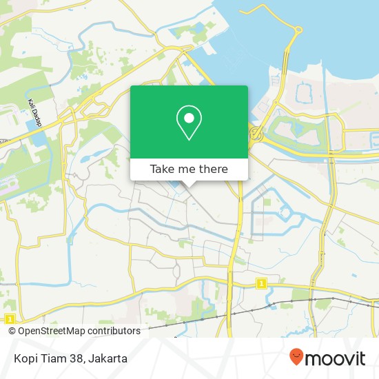 Kopi Tiam 38, Jalan Taman Palem Sari Kalideres Jakarta 11820 map