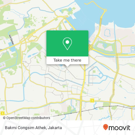 Bakmi Congsim Athek, Kalideres Jakarta 11820 map