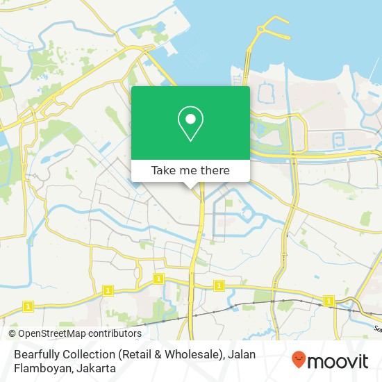 Bearfully Collection (Retail & Wholesale), Jalan Flamboyan map