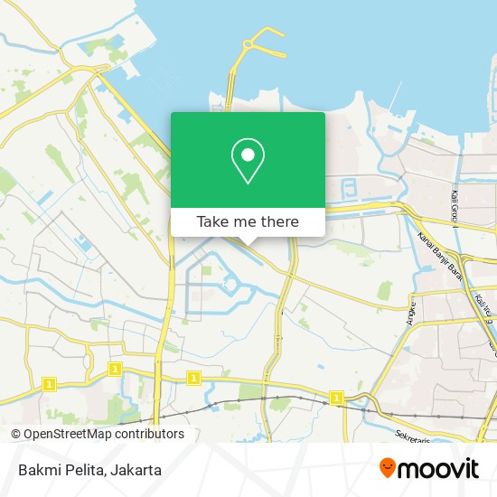 Bakmi Pelita map