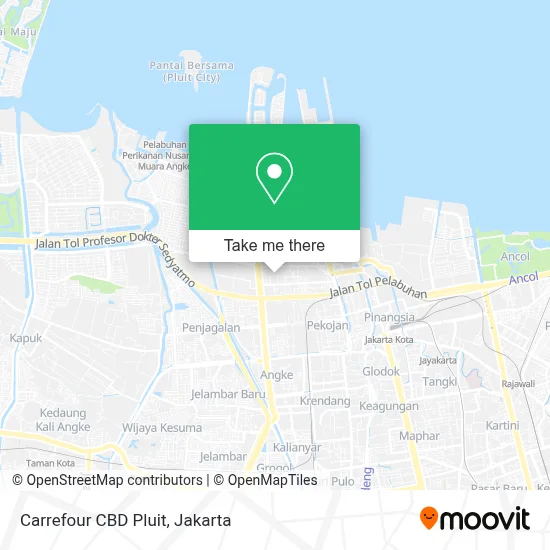 Carrefour CBD Pluit map