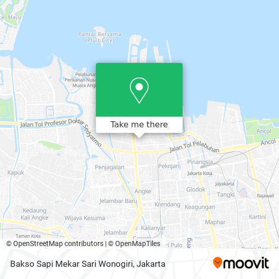 Bakso Sapi Mekar Sari Wonogiri map