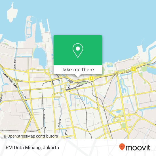 RM Duta Minang, Jalan Parang Tritis Raya Pademangan Jakarta 14430 map