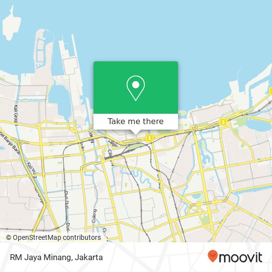 RM Jaya Minang, Jalan Parang Tritis Raya Pademangan Jakarta 14430 map