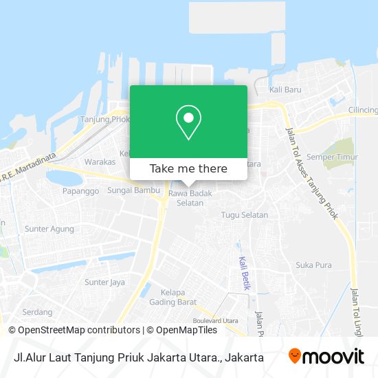 Jl.Alur Laut Tanjung Priuk Jakarta Utara. map