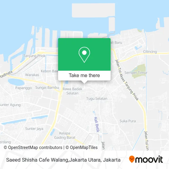 Saeed Shisha Cafe Walang,Jakarta Utara map