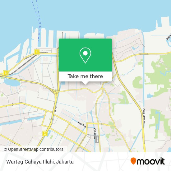 Warteg Cahaya Illahi map