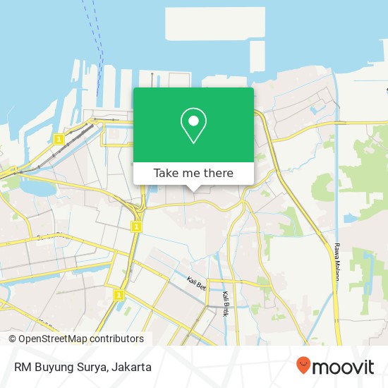 RM Buyung Surya, Jalan Walang Baru Koja Jakarta 14260 map