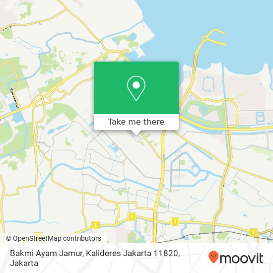 Bakmi Ayam Jamur, Kalideres Jakarta 11820 map