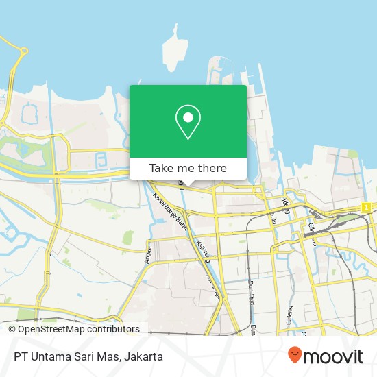 PT Untama Sari Mas, Jalan Pluit Selatan Penjaringan Jakarta map