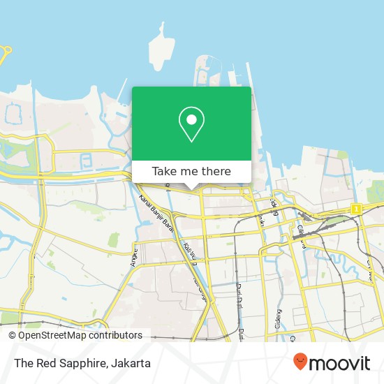 The Red Sapphire, Penjaringan Jakarta 14440 map