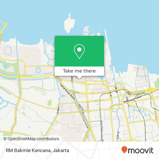 RM Bakmie Kencana, Jalan Pluit Kencana Penjaringan Jakarta 14450 map