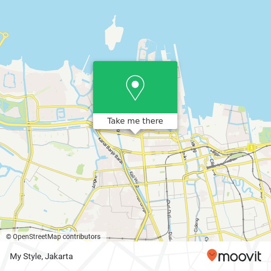 My Style, Penjaringan Jakarta 14440 map