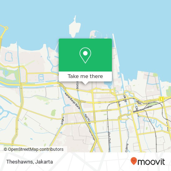 Theshawns, Jalan Pluit Kencana Penjaringan Jakarta 14450 map