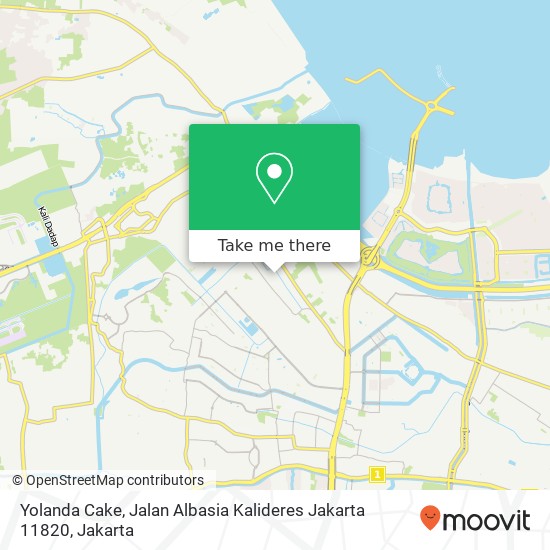 Yolanda Cake, Jalan Albasia Kalideres Jakarta 11820 map