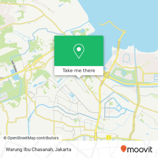 Warung Ibu Chasanah, Jalan Puskesmas Kalideres Jakarta 11820 map