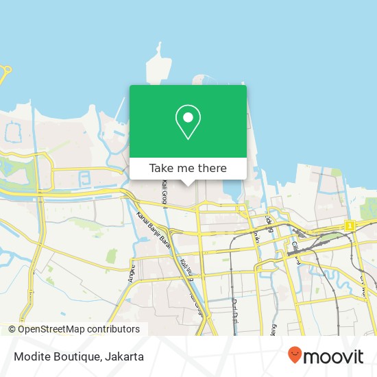 Modite Boutique, Jalan Taman Kencana Penjaringan 14450 map