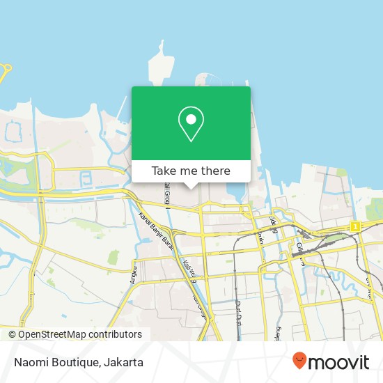 Naomi Boutique, Jalan Taman Kencana Penjaringan 14450 map