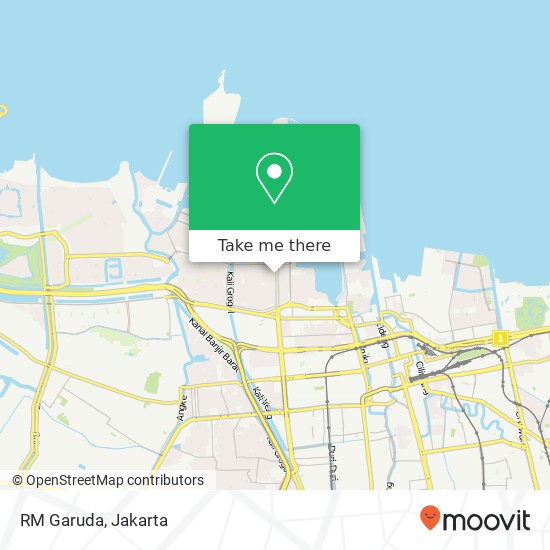 RM Garuda, Jalan Pluit Putra Penjaringan Jakarta 14450 map
