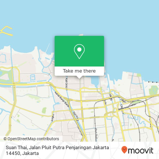 Suan Thai, Jalan Pluit Putra Penjaringan Jakarta 14450 map