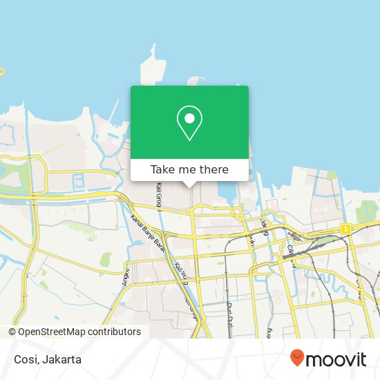 Cosi, Jalan Pluit Putra Penjaringan Jakarta 14450 map