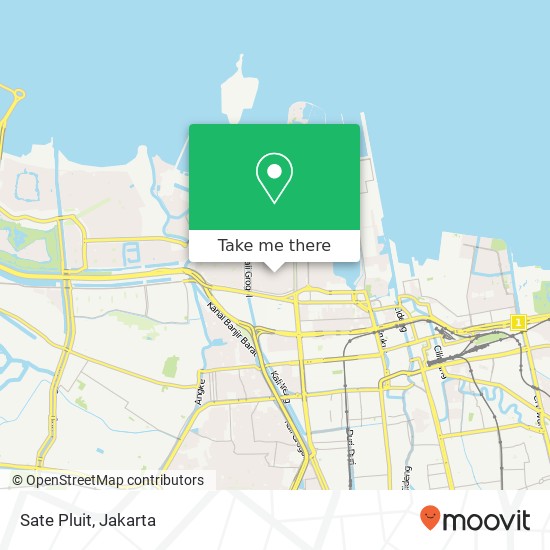 Sate Pluit, Jalan Pluit Sakti Penjaringan Jakarta 14450 map