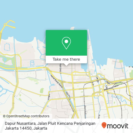 Dapur Nusantara, Jalan Pluit Kencana Penjaringan Jakarta 14450 map