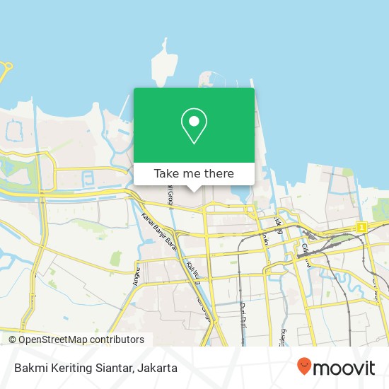 Bakmi Keriting Siantar, Jalan Pluit Sakti 57 Penjaringan Jakarta Utara 14450 map