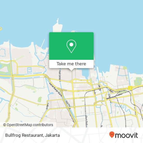 Bullfrog Restaurant, Jalan Pluit Putra Penjaringan Jakarta 14450 map