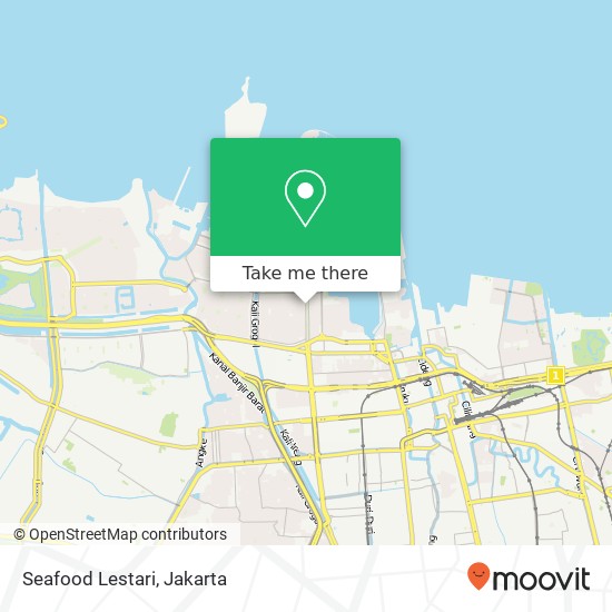 Seafood Lestari, Jalan Pluit Putra Penjaringan Jakarta 14450 map