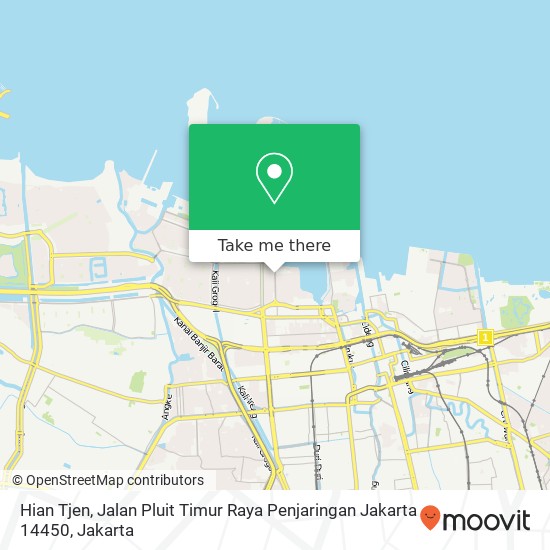 Hian Tjen, Jalan Pluit Timur Raya Penjaringan Jakarta 14450 map