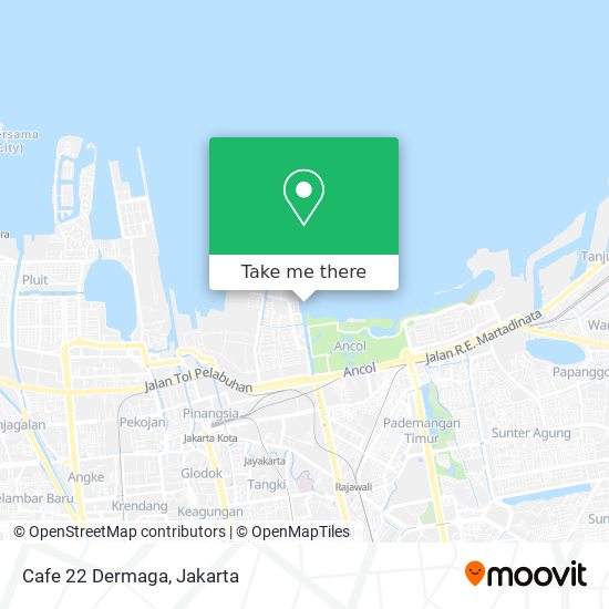 Cafe 22 Dermaga map