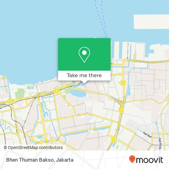 Bhen Thuman Bakso, Jalan Warakas 1 Tanjung Priok Jakarta 14340 map