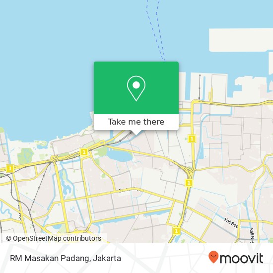 RM Masakan Padang, Jalan Warakas 1 Tanjung Priok Jakarta 14340 map