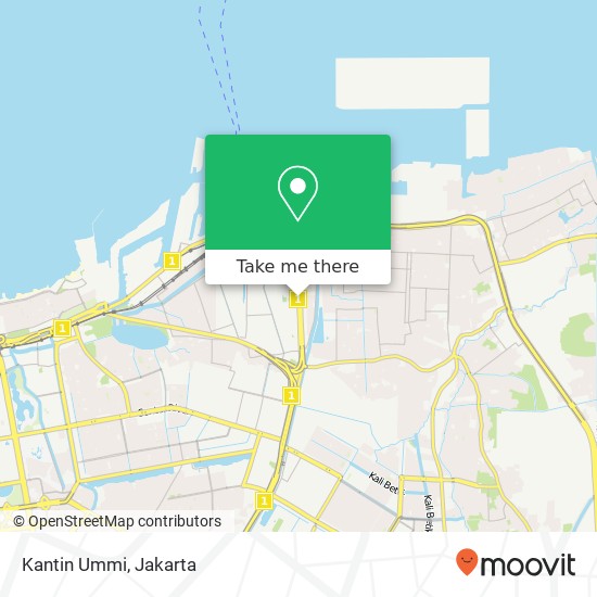 Kantin Ummi, Jalan Tol Laks. Yos Sudarso Tanjung Priok Jakarta Utara 14320 map