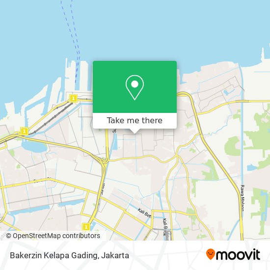 Bakerzin Kelapa Gading map