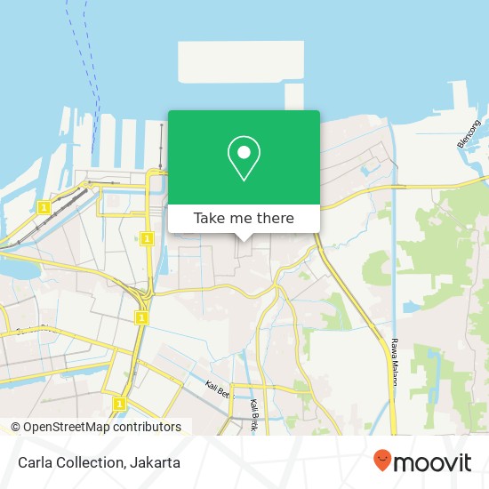 Carla Collection, Jalan Lontar 5 Koja Jakarta 14260 map