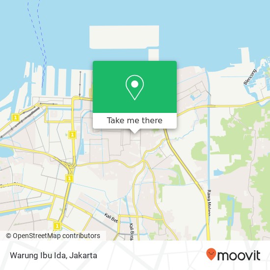 Warung Ibu Ida, Jalan Cemara Koja Jakarta 14260 map