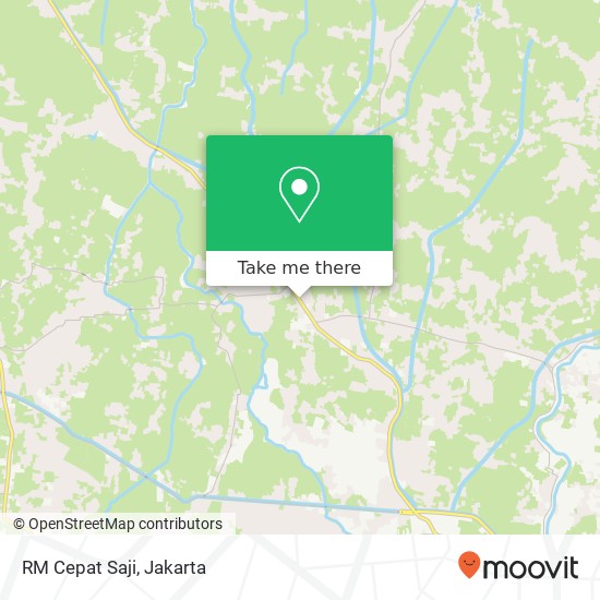 RM Cepat Saji, Jalan Raya Mauk Sepatan Tangerang map