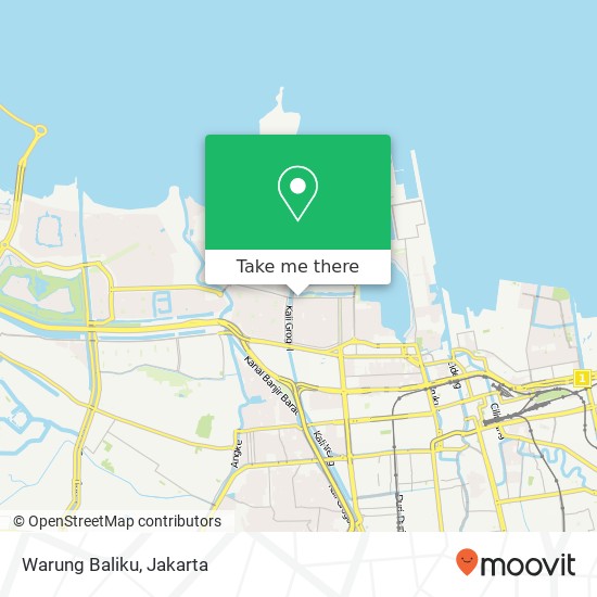 Warung Baliku, Jalan Pluit Indah Penjaringan Jakarta 14450 map