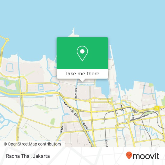 Racha Thai, Jalan Pluit Permai Penjaringan Jakarta 14450 map