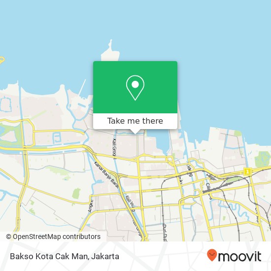 Bakso Kota Cak Man, Jalan Pluit Indah Penjaringan Jakarta 14450 map