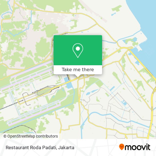 Restaurant Roda Padati map