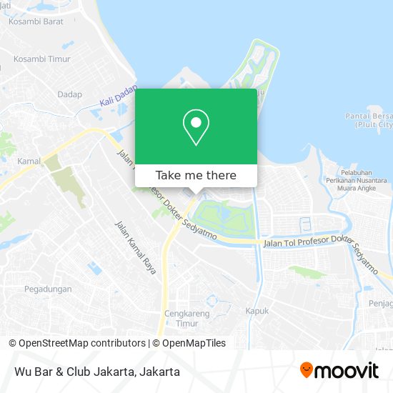 Wu Bar & Club Jakarta map