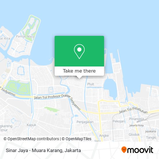 Sinar Jaya - Muara Karang map