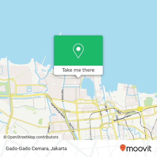 Gado-Gado Cemara, Jalan Raya Pluit Utara Penjaringan 14450 map