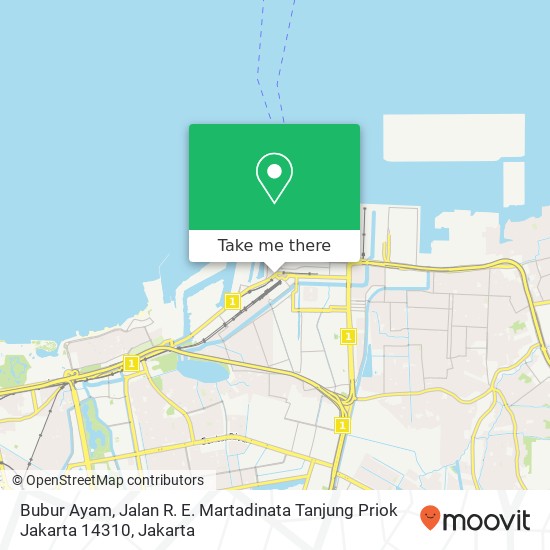 Bubur Ayam, Jalan R. E. Martadinata Tanjung Priok Jakarta 14310 map