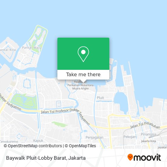 Baywalk Pluit-Lobby Barat map