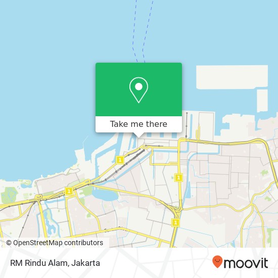 RM Rindu Alam, Jalan Palma Tanjung Priok Jakarta 14310 map