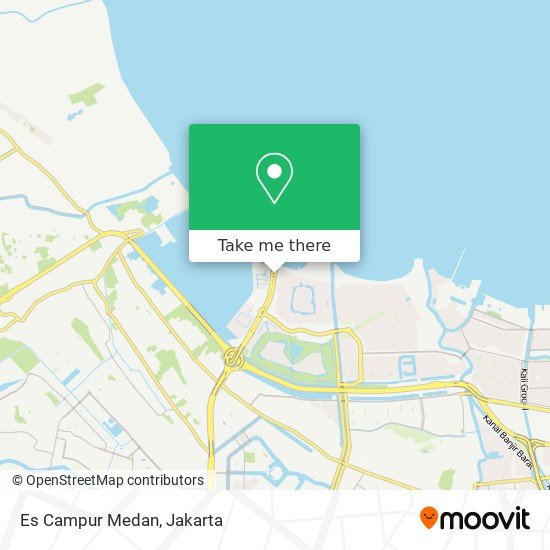 Es Campur Medan map